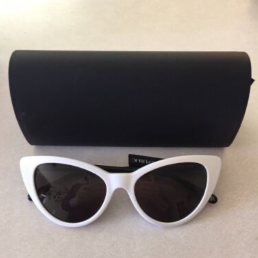 Banana Republic Halina Cat Eye Sunglasses White